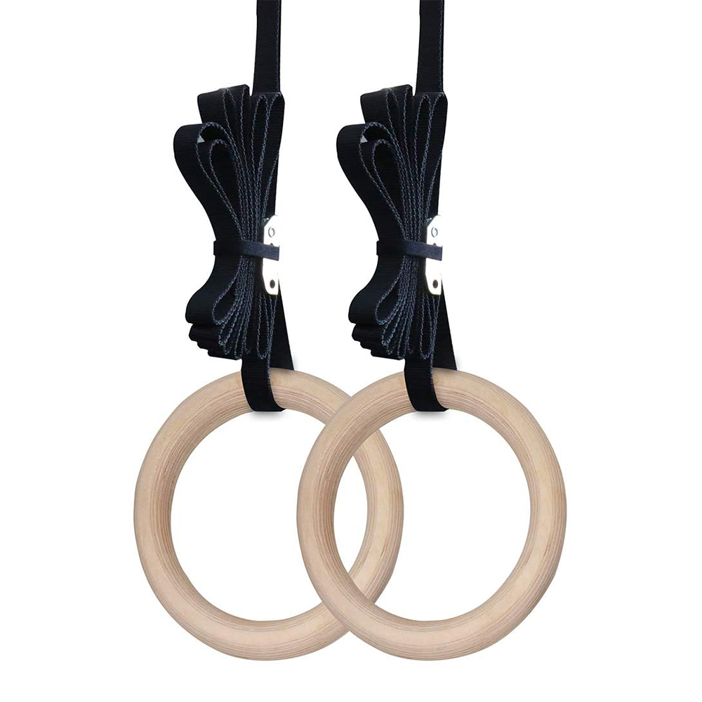 Gymnastic Ring Wood - 28/32 MM Fitness Houten Gymnastiekringen Fitness