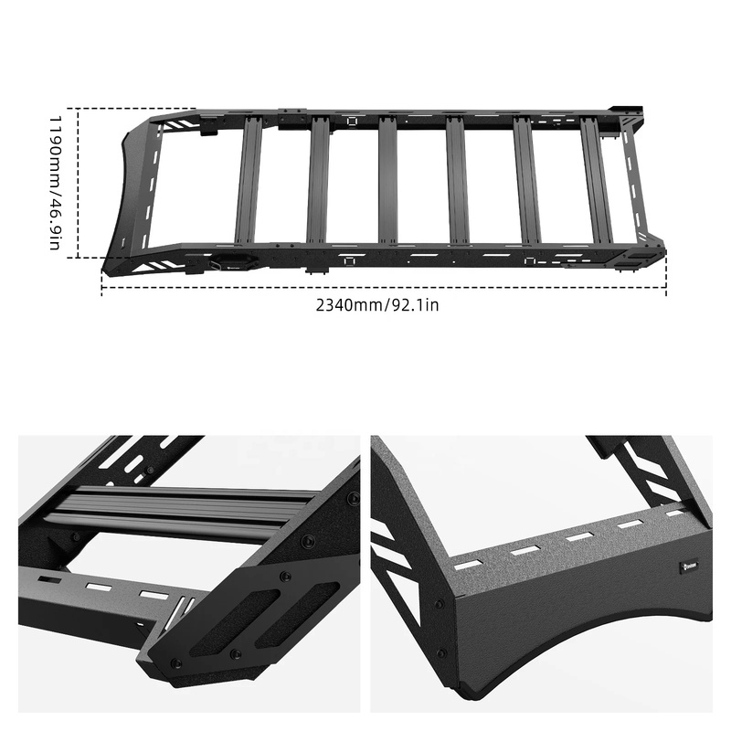 Crossfit Accessories - Hotselling BEVINSEE dakdragers met crossbars en