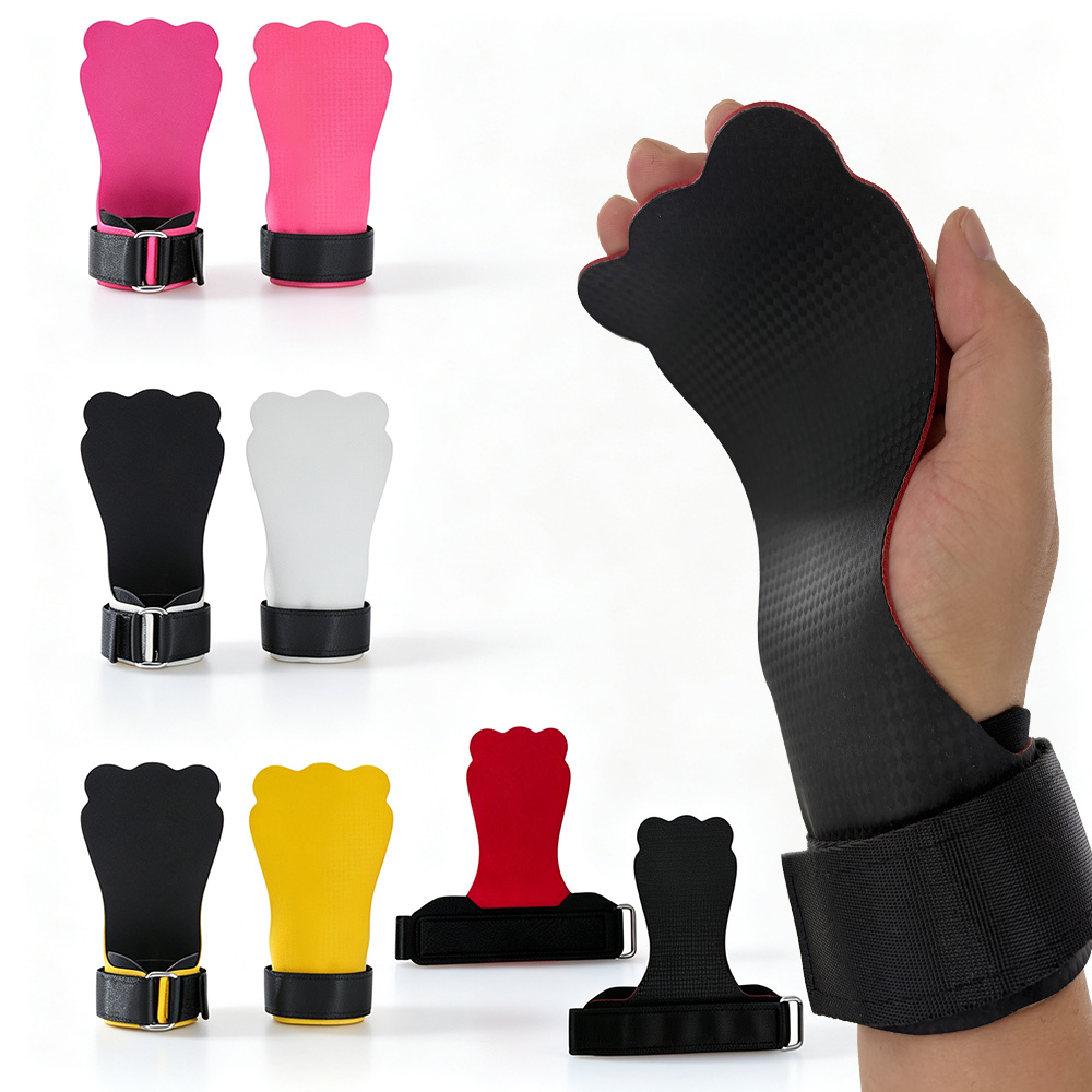 Crossfit Training Gear - Kevlar rubber gewichtshefgrepen, kikker-vormig, zonder gaten,
