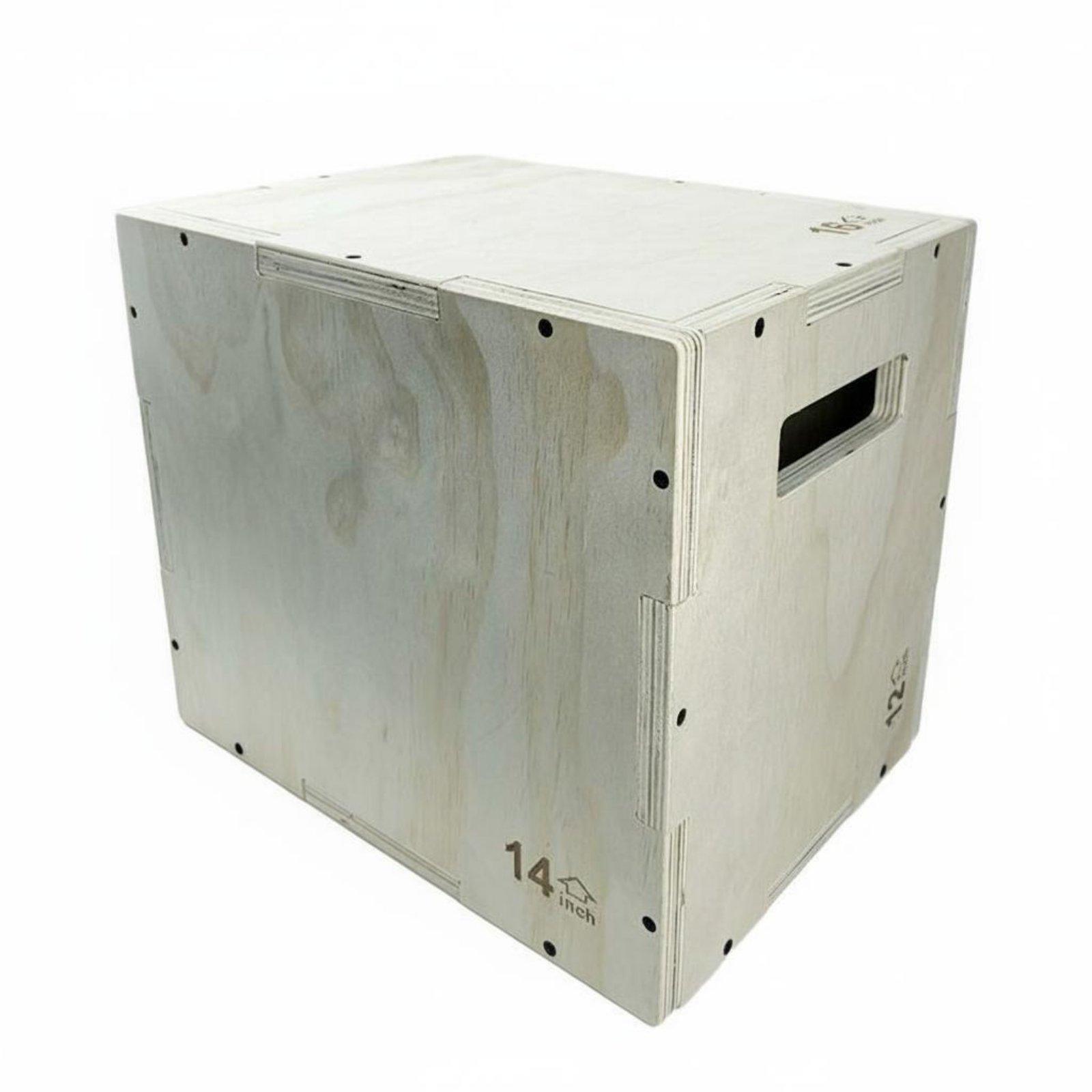 Box Jump Plyo - Stevig trainings-springplatform van hout, plyometrische box,