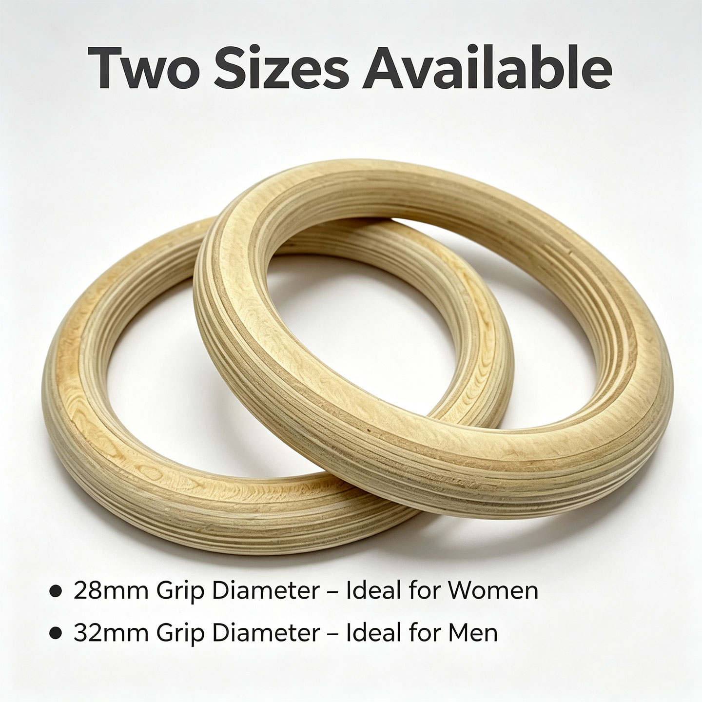 Gymnastiekringen van berkenhou - Gymnastic Ring Wood recensie en prijs