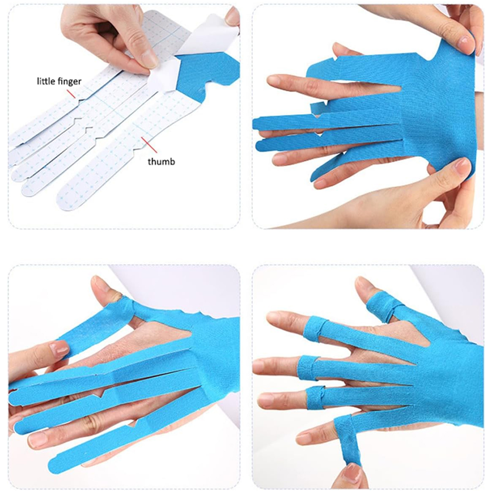 5-delige voorgesneden kinesiol - Finger Tape Athletic recensie en prijs