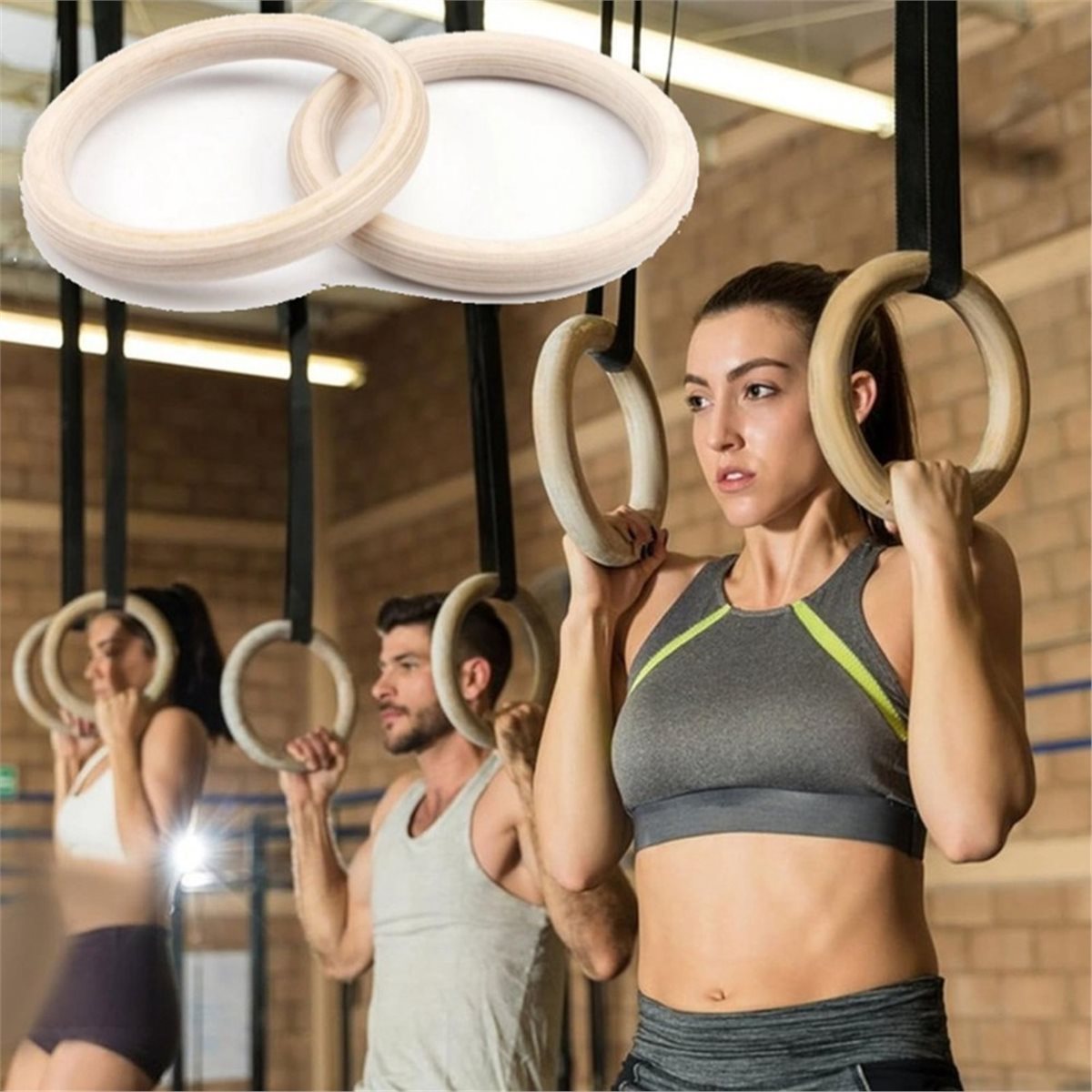 Zomeruitverkoop 2 stuks houten - Gymnastic Ring Wood recensie en prijs