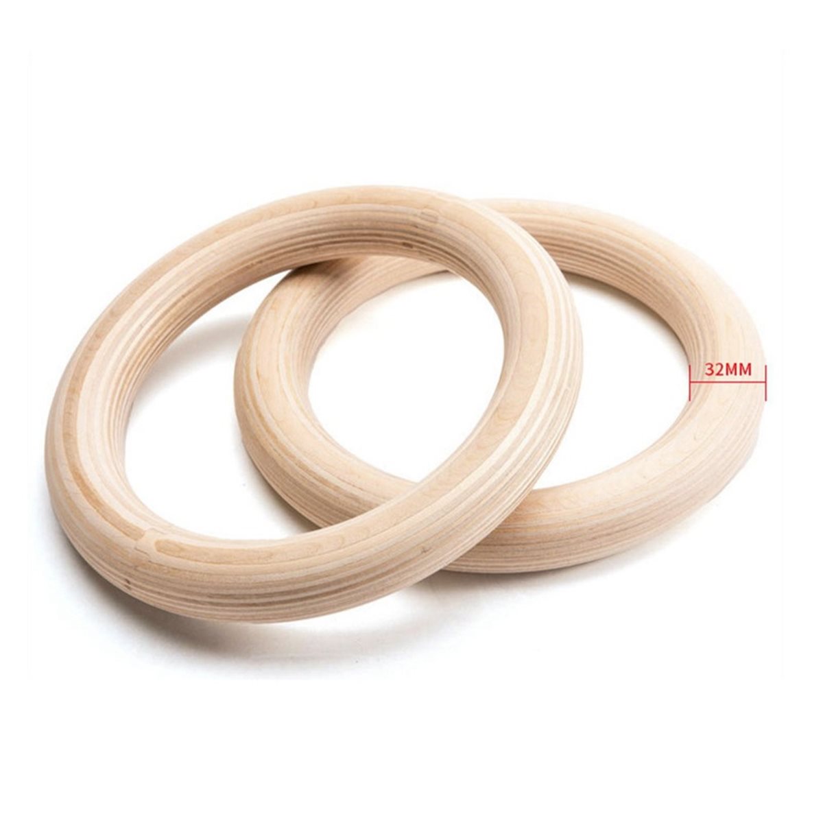 Zomeruitverkoop 2 stuks houten - Gymnastic Ring Wood recensie en prijs