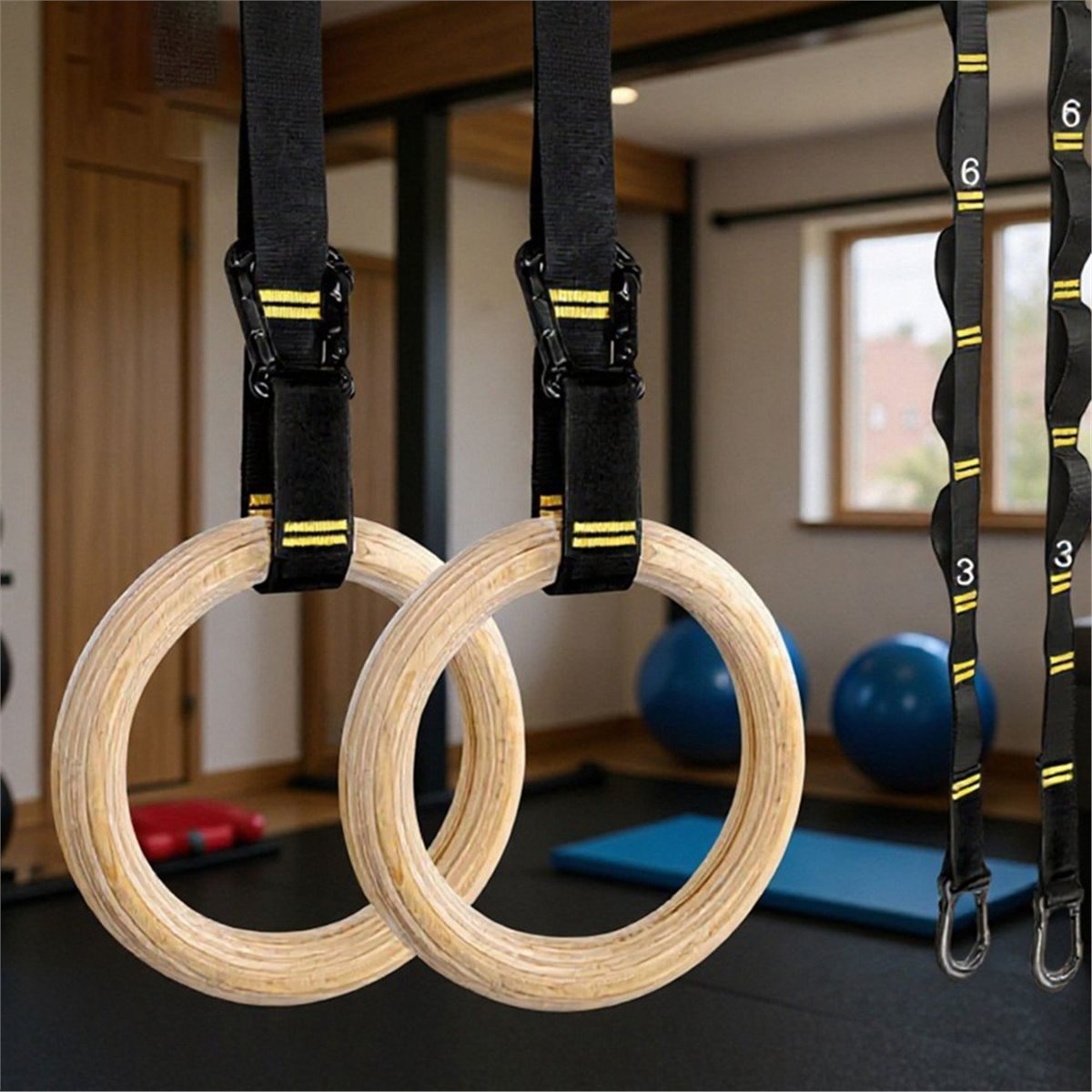 Zomeruitverkoop 2 stuks houten - Gymnastic Ring Wood recensie en prijs