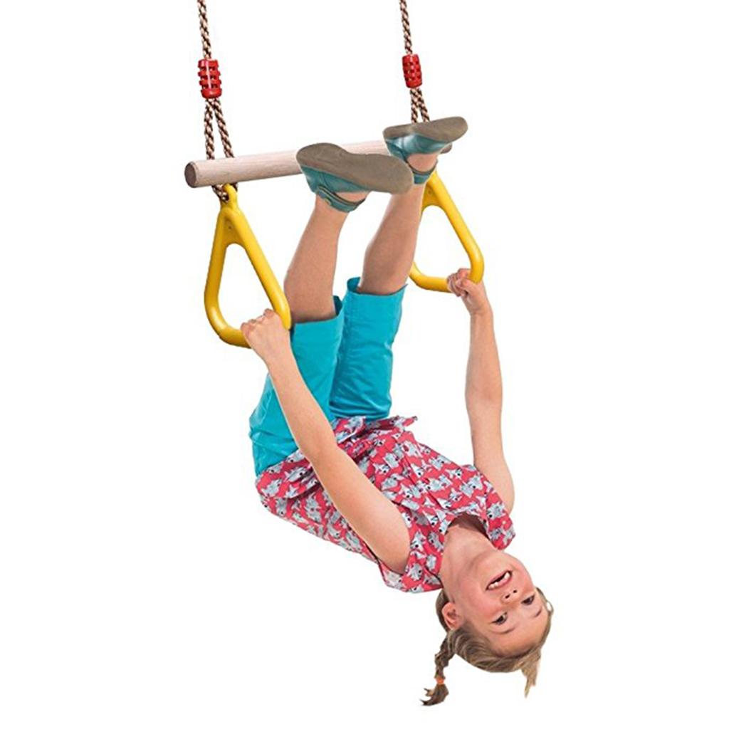 Binnen- en buiten speeltoestel - Gymnastic Ring Wood recensie en prijs