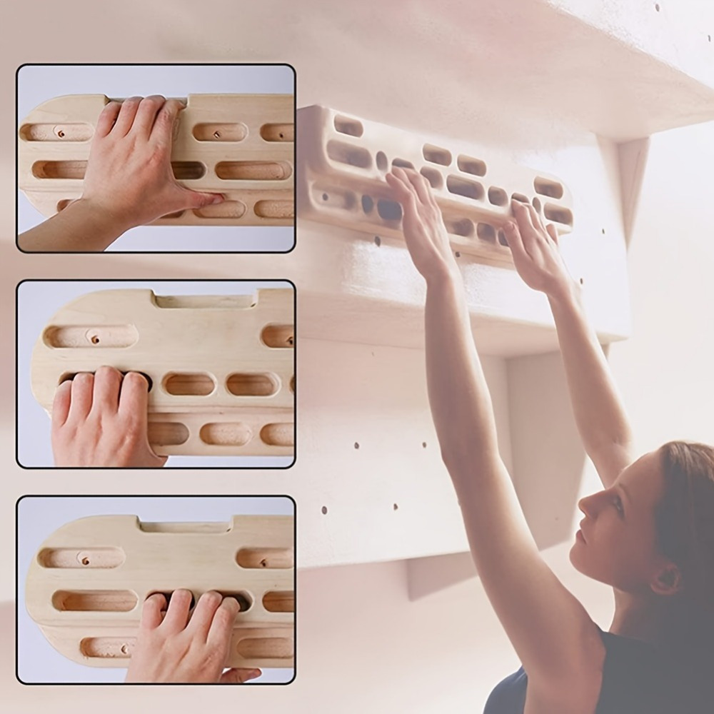 Nieuwe houten klimwandset – ha - Gymnastic Ring Wood recensie en prijs