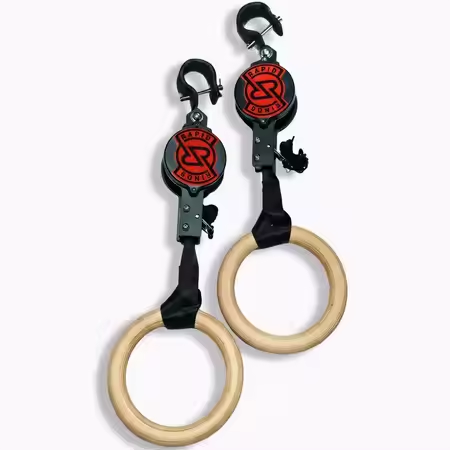 Berken Fitnessringen Hoge drag - Gymnastic Ring Wood recensie en prijs