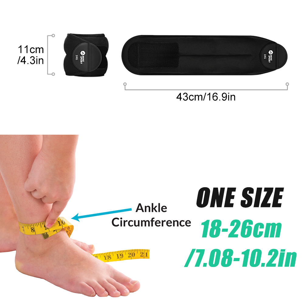 1 paar pols- en enkelgewichten - Ankle Mobility Band recensie en prijs