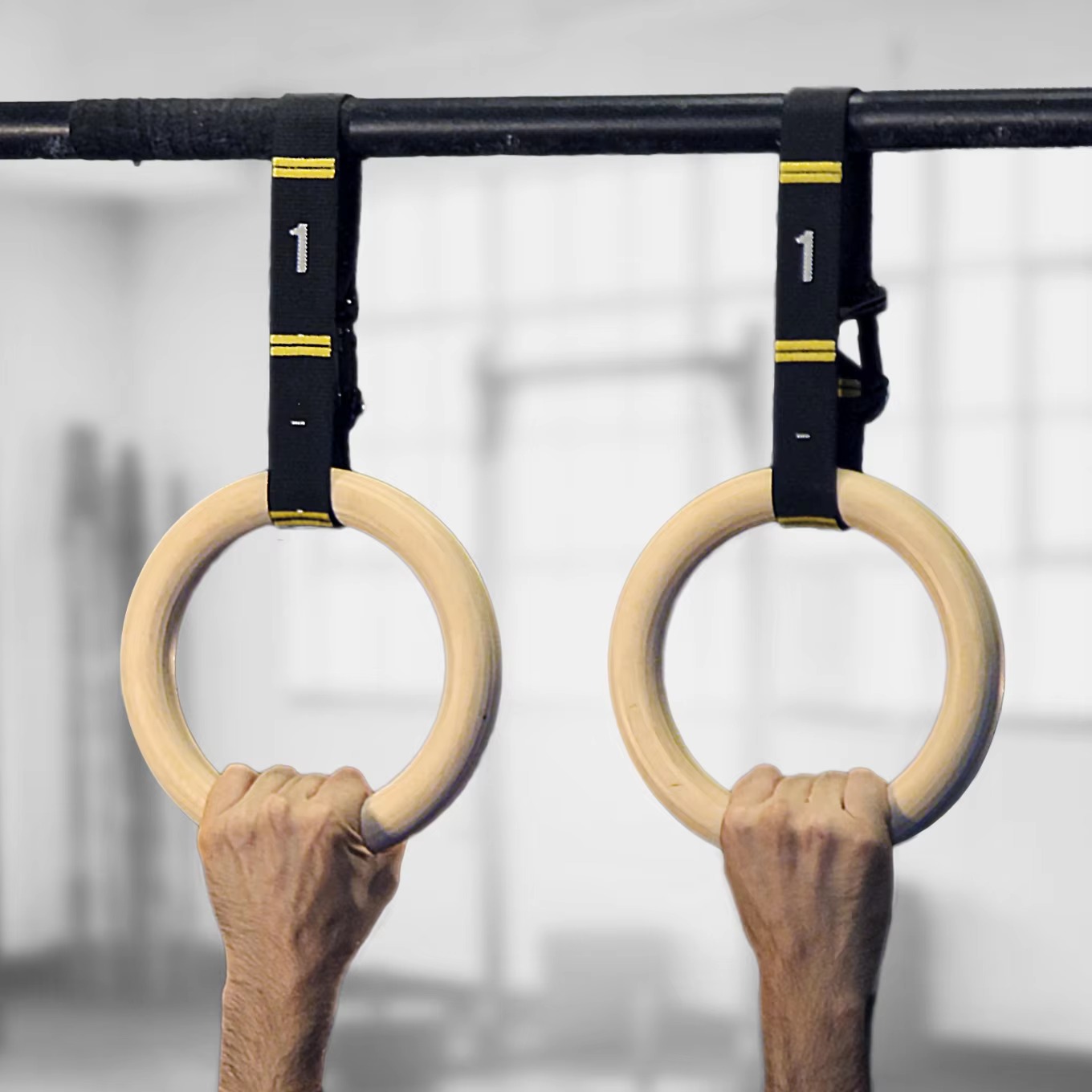 28/32 mm houten gymnastiekring - Gymnastic Ring Wood recensie en prijs